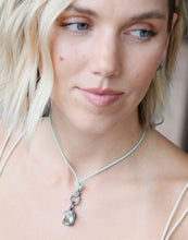 Load image into Gallery viewer, Pave Diamond and Gemstone Pendant | +Colors