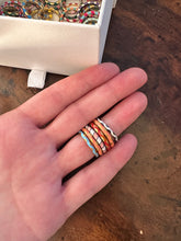 Load image into Gallery viewer, SALE | Whole Lot of Enamel Swirl Bands!