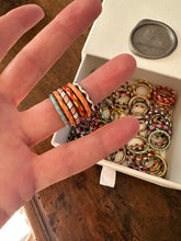 Load image into Gallery viewer, SALE | Whole Lot of Enamel Swirl Bands!