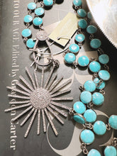 Load image into Gallery viewer, Pave Diamond Sunburst Pendant