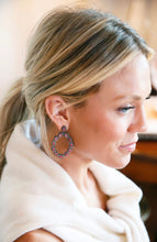 Load image into Gallery viewer, Diamond and Gemstone Drop Earrings | +Colors