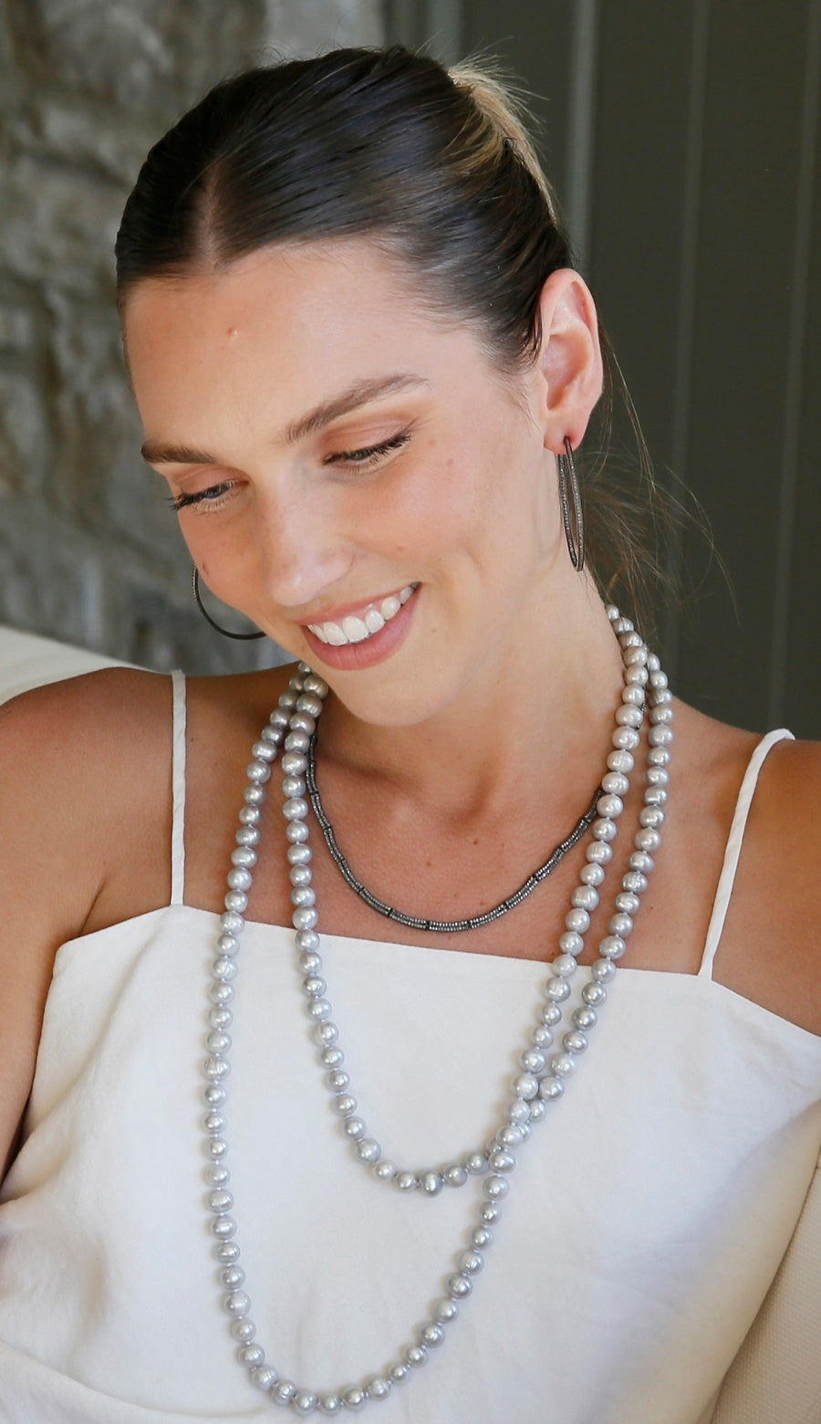 Freshwater Pearl Knotted Necklace