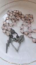 Load image into Gallery viewer, Pave Diamond and Pearl Heart Pendant