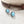 Pave Diamond Turquoise Stud Earrings