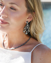 Load image into Gallery viewer, Pave and Rose Cut Chandelier Earrings