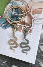 Load image into Gallery viewer, SALE | Pave Diamond Snake Pendant