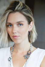 Load image into Gallery viewer, Pave Diamond Hoop Earrings | 1.75”