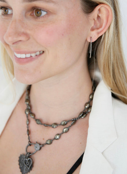 SALE | Pave Diamond Earwires