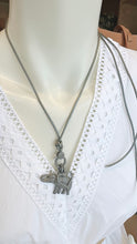 Load image into Gallery viewer, Leather Lariats with Pave Diamond Locks | +Colors