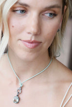 Load image into Gallery viewer, Leather Lariats with Pave Diamond Locks | +Colors