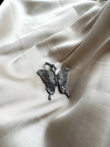 Pave Diamond Butterfly Pendant