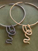 Load image into Gallery viewer, Pave Diamond Snake Pendant