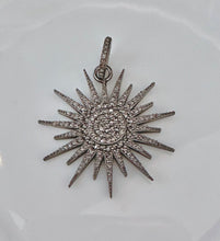 Load image into Gallery viewer, Pave Diamond Bright Star Pendant