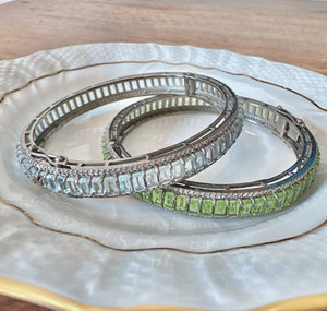 Pave Diamond and Gemstone Bracelets