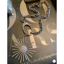 Load image into Gallery viewer, Pave Diamond Sunburst Pendant