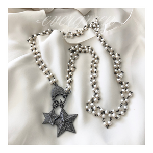 Pave Diamond Small 2D Star Pendant