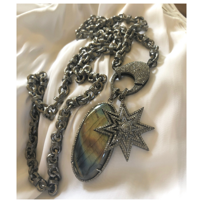 SALE | Pave Diamond Star Pendant