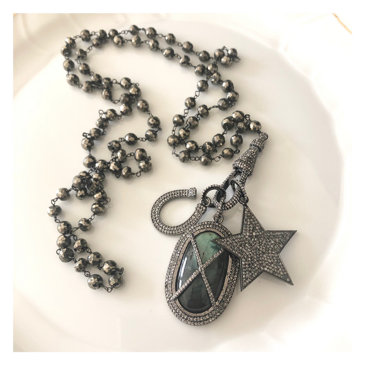 Pave Diamond Star Pendant