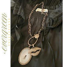 Load image into Gallery viewer, Pave Diamond Lips Pendant - Multiple Sizes