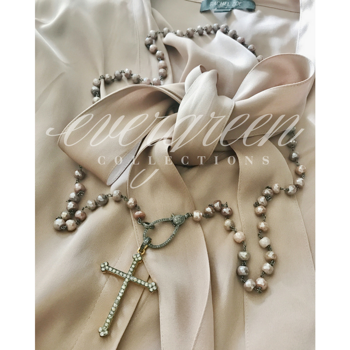 Pave Diamond Tall Cross