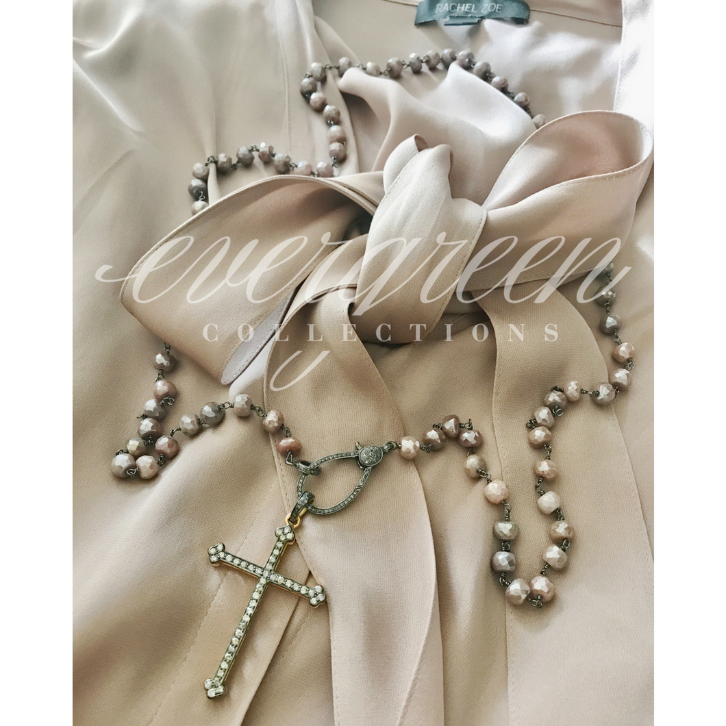 Pave Diamond Tall Cross