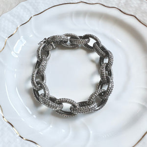 Pave Diamond Link Bracelet