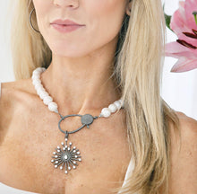 Load image into Gallery viewer, AA+ Freshwater Pearl Necklace with Diamond Clasp
